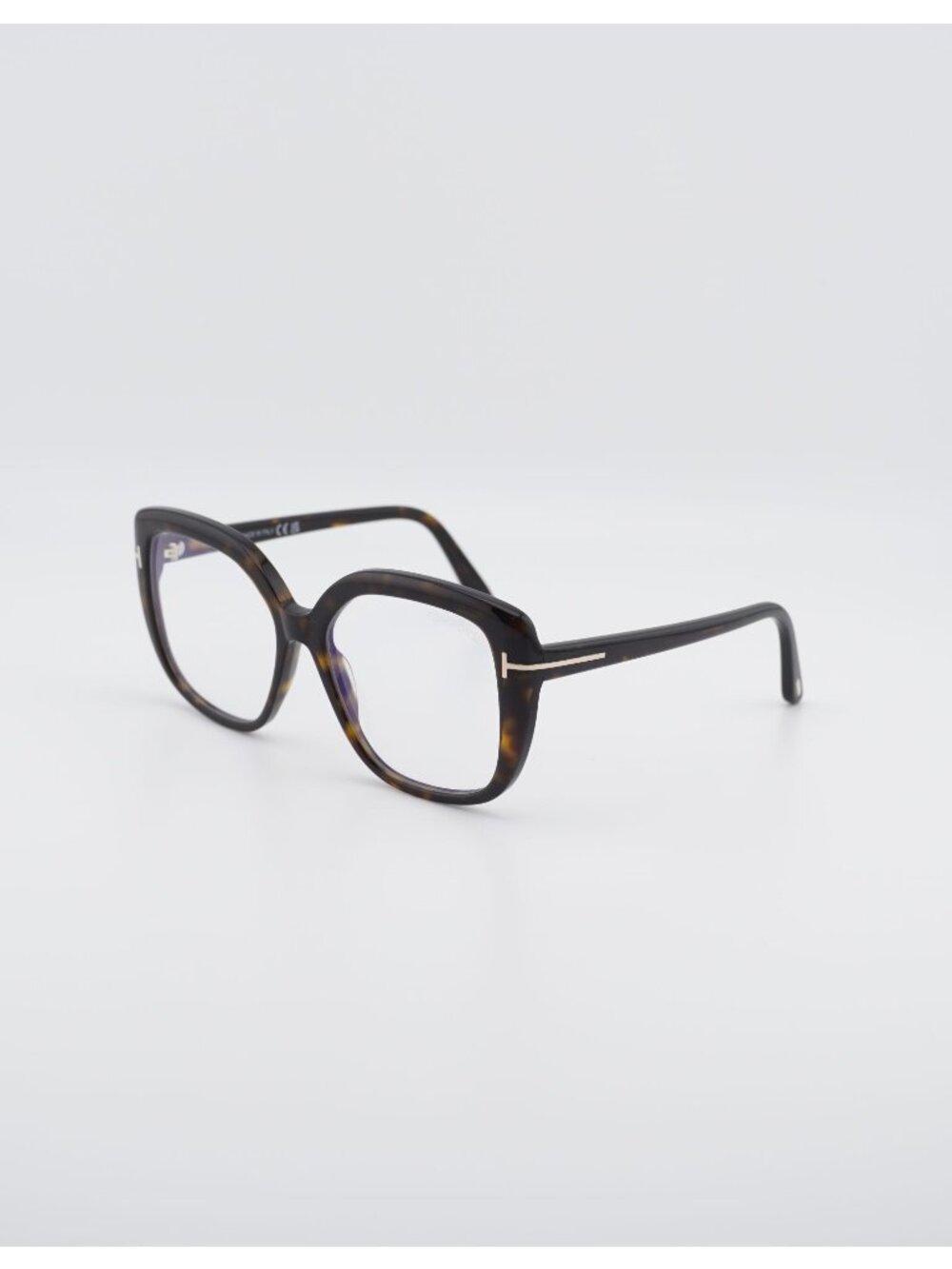 Tom Ford FT6043-B 052 Eyeglasses Havana Butterfly Frame, Blue Light Block